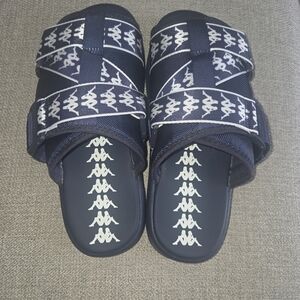Kappa Navy Slide Sandals M9.5, W10.5